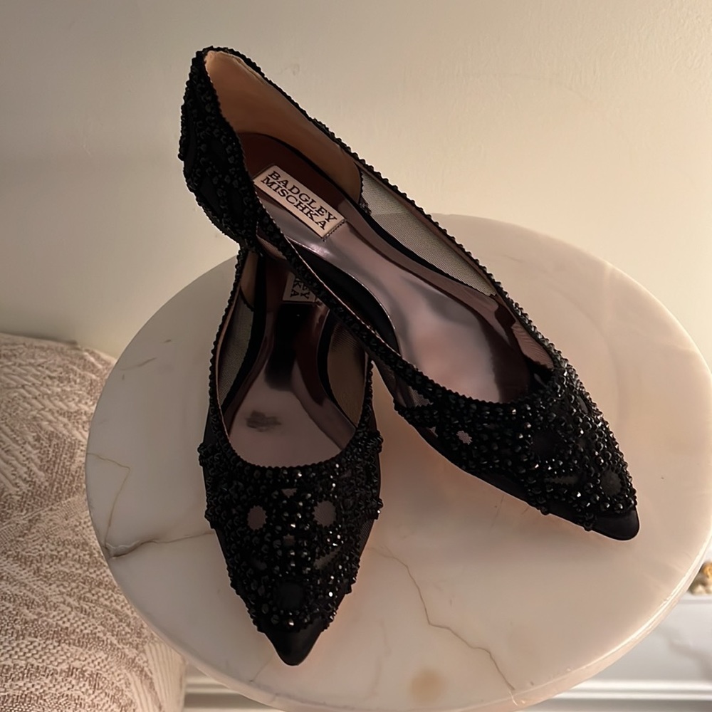 Badgley Mischka Crystal Flat